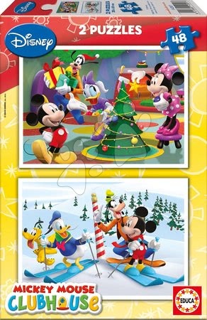 Otroške puzzle do 100 delov - Otroške puzzle Disney Miki in Mini Educa - 1