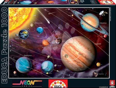 Puzzle luminoso - Puzzle Neon Series, Solar System Educa - 3