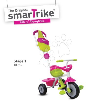 Trojkolky - Trojkolka Play GL Pink 3v1 smarTrike