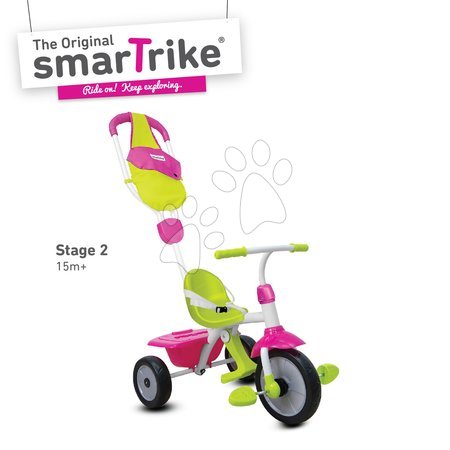 Triciclete de la 10 luni - Tricicletă Play GL Pink 3in1 smarTrike - 2