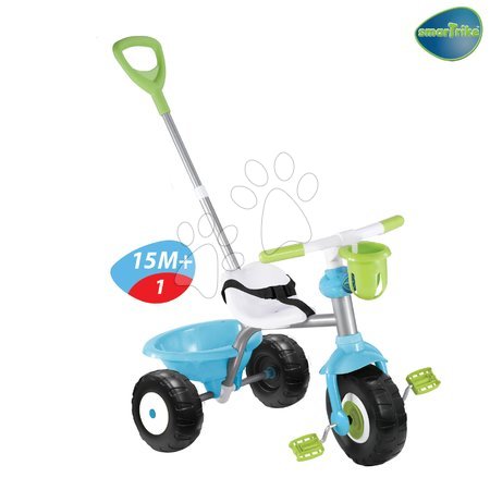 Tříkolky od 15 měsíců - Tříkolka Cupcake s rukojetí smarTrike - 1