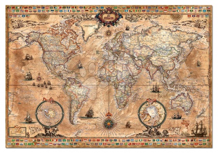 Puzzle Educa od výrobcu Educa - Puzzle Antique World Map Educa_1