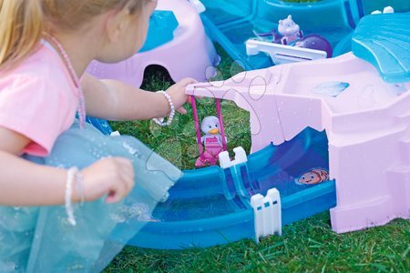 Circuits à eau pour enfants - Parcours aquatique en forme de cœur avec balançoire et cachette Mermaid AquaPlay - 7