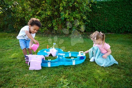 Circuits à eau pour enfants - Parcours aquatique en forme de cœur avec balançoire et cachette Mermaid AquaPlay - 8