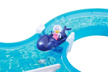 Waterways for kids - Water track in the shape of a heart with a swing and a hideout Mermaid AquaPlay - 3