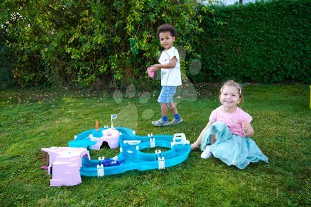 Circuits à eau pour enfants - Parcours aquatique en forme de cœur avec balançoire et cachette Mermaid AquaPlay - 13