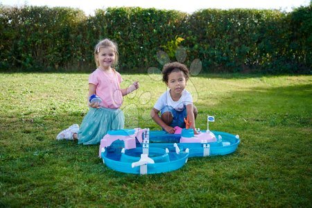 Circuits à eau pour enfants - Parcours aquatique en forme de cœur avec balançoire et cachette Mermaid AquaPlay - 14