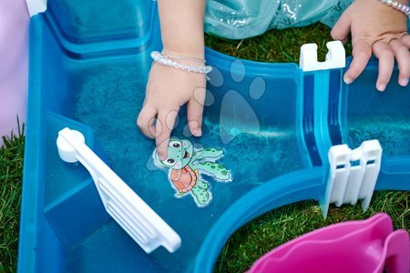 Circuits à eau pour enfants - Parcours aquatique en forme de cœur avec balançoire et cachette Mermaid AquaPlay - 17