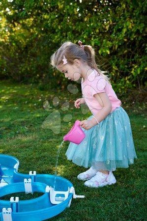 Circuits à eau pour enfants - Parcours aquatique en forme de cœur avec balançoire et cachette Mermaid AquaPlay - 18