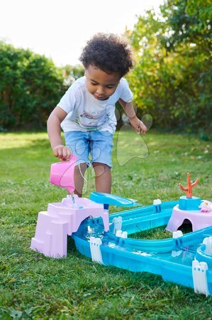 Circuits à eau pour enfants - Parcours aquatique en forme de cœur avec balançoire et cachette Mermaid AquaPlay - 19