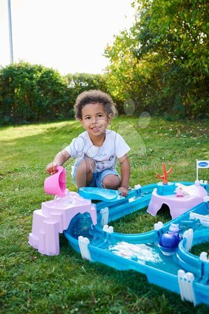 Circuits à eau pour enfants - Parcours aquatique en forme de cœur avec balançoire et cachette Mermaid AquaPlay - 20