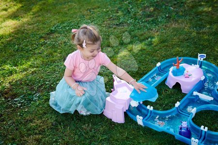 Circuits à eau pour enfants - Parcours aquatique en forme de cœur avec balançoire et cachette Mermaid AquaPlay - 27