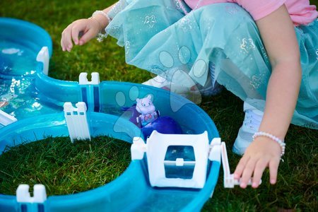 Circuits à eau pour enfants - Parcours aquatique en forme de cœur avec balançoire et cachette Mermaid AquaPlay - 29