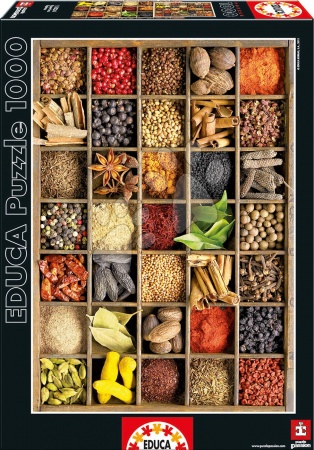 1000 darabos puzzle - Puzzle Spices Educa - 2