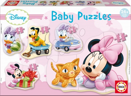 Hračky pre najmenších - Baby puzzle Minnie Educa