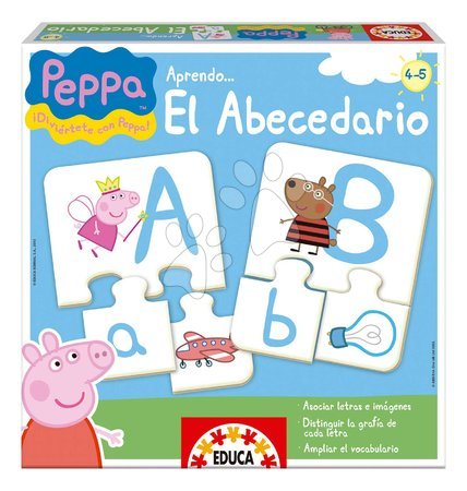 Ab 3 bis 6 Jahren vom Hersteller Educa - Lernspiel Das Alphabet lernen mit Bildern Peppa Pig Educa