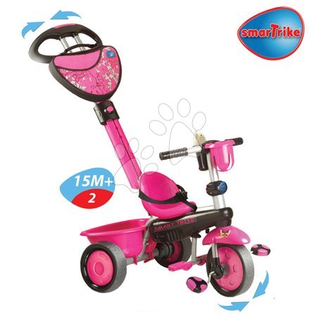 Trojkolky od 10 mesiacov - Trojkolka Zoo Butterfly smarTrike - 2