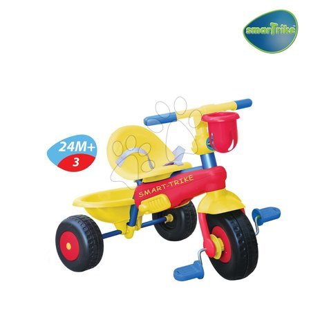 Tricikli za djecu od 10 mjeseci - SMART TRIKE 5130100 Trojkolka BONBON - červeno-žltá +10 mesiacov - 3