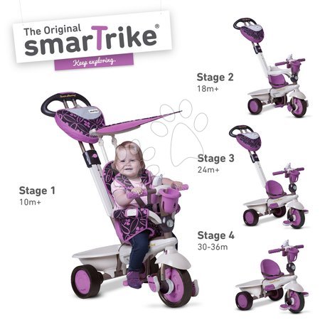 Triciklik 10 hónapos kortól - Tricikli Dream Team Purple Touch Steering 4in1 smarTrike - 6