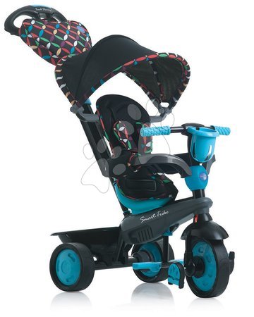 Triciclete de la 10 luni - Tricicletă Boutique Blue Touch Steering 4in1 smarTrike - 2