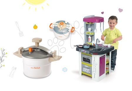 Bucătărie pentru copii seturi - Set bucătărie de jucărie Tefal Studio BBQ Bule Smoby - 21