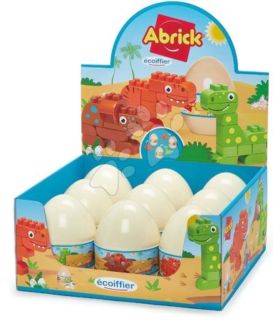 Abrick építőkockák - Építőjáték Dino Eggs Écoiffier - 5