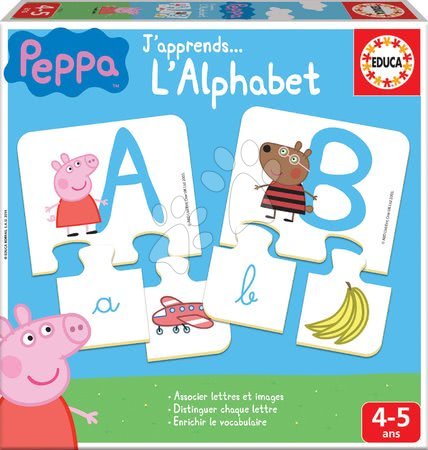Společenské hry - Naučná hra Učíme se ABC Peppa Pig Educa