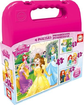 Puzzle Educa od výrobcu Educa - Puzzle Disney Princezné v kufríku Educa