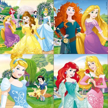 Puzzle in družabne igre - Otroške puzzle Disney Princeske v kovčku Educa_1