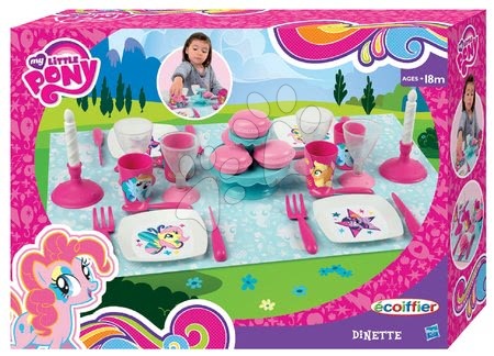 Nádobí a doplňky do kuchyňky - Slavnostní prostírání My Little Pony s koláčky Écoiffier - 5