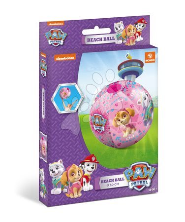 Nafukovací míče k vodě - Nafukovací plážový míč Paw Patrol Girl Mondo - 1