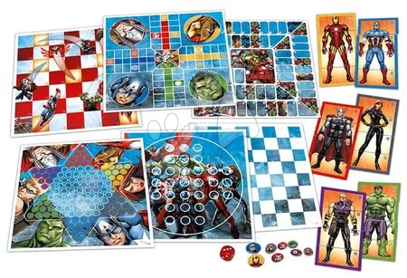 Cizojazyčné společenské hry - Společenské hry Avengers 8v1 Special set Educa - 1