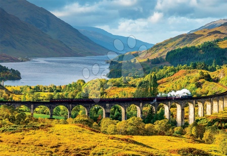 Puzzle 1000 dílků - Puzzle Genuine Glenfinnan viaduct, Scotland Educa - 1