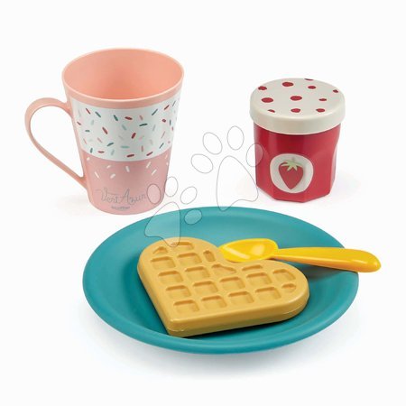 Küchenutensilien und Zubehör - Frühstücksset mit Kaffeemaschine und Waffeleisen 3-in-1 Vert Azur Écoiffier - 5