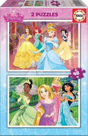 Dětské puzzle do 100 dílků - Puzzle Disney Princezny Educa - 1