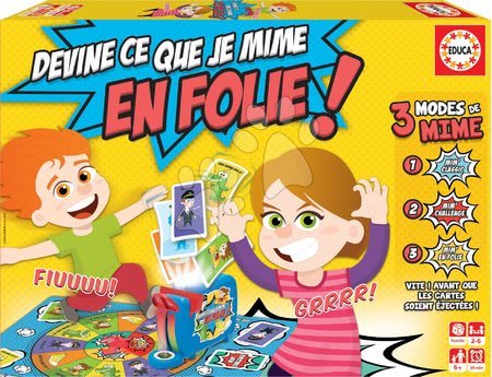 Společenské hry - Společenská hra Devine Ce Que Je Mime En Folie! Educa