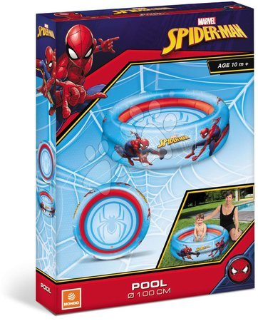 Paddling pools - Inflatable pool double chamber Spiderman Mondo - 2