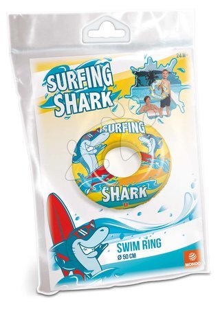 Igračke za djecu od 2 do 3 godine - Nafukovacie plávacie koleso Surfing Shark Mondo_1