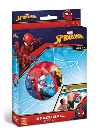 Igračke za djecu od 2 do 3 godine - Naduvljiva lopta Spiderman Beach Ball Mondo_1