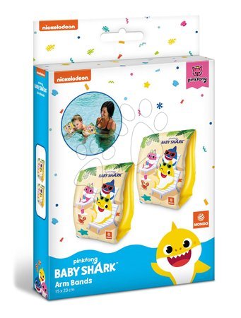 Igračke za djecu od 2 do 3 godine - Naduvljive rukavice Baby Shark Arm Bands Mondo_1