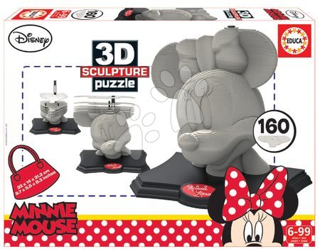 Puzzle 3D - 3D SCULPTURE sculptor puzzle - Minnie Mouse Disney Educa - 1