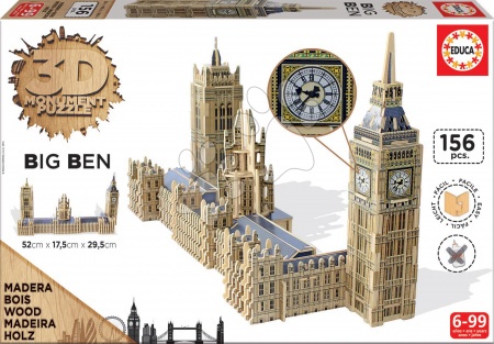 Puzzle 3D - Fa puzzle 3D Monument Big Ben London Educa - 1