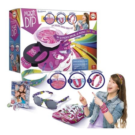 Ruční práce a tvoření - Kreativní designérský set Magic Dip Deluxe Educa - 2