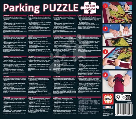 Ragasztók és puzzle kirakó szőnyegek - Álátét puzzle alá Parking Educa - 5