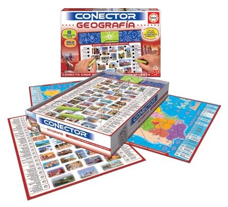 Společenské hry - Společenská hra Conector zeměpis Geografia Educa_1