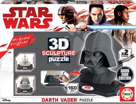 Puzzle 3D - Puzzle 3D Sculpture Darth Vader Star Wars edice Educa - 1