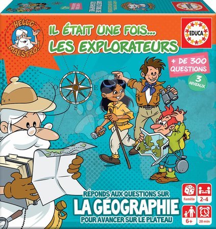  - Társasjáték Hello Maestro Les Explorateurs La Geographie Educa