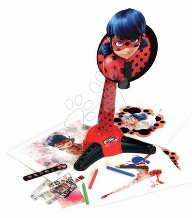 Kreslení a malování - Kreativní hra kreslení Projektor Miraculous LadyBug Educa - 1