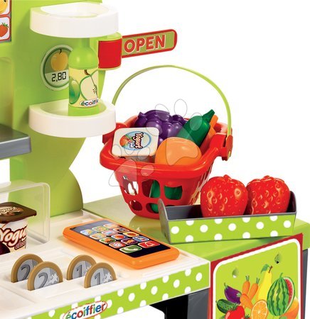 Shops for kids - 100% Chef Écoiffier Vegetable Market 4in1 - 2