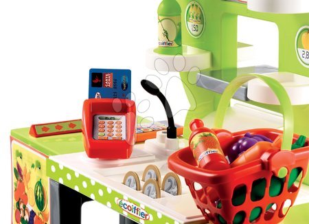 Shops for kids - 100% Chef Écoiffier Vegetable Market 4in1 - 3